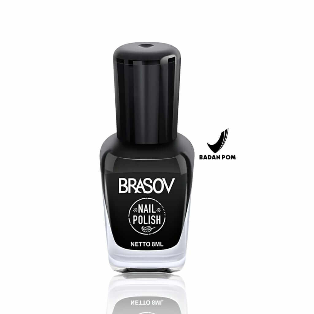 Brasov Nail Polish Single Colours : # 01 (White), # 37 (Red), # 64 (Maroon), # 65 (Clear), # 104 (Black), # 109 (Pink)