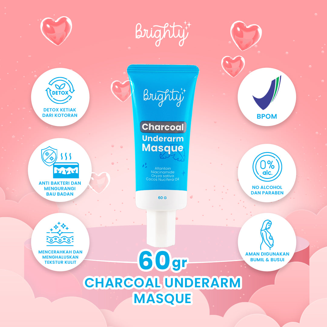 Brighty Charcoal Underarm Masque | 60 g