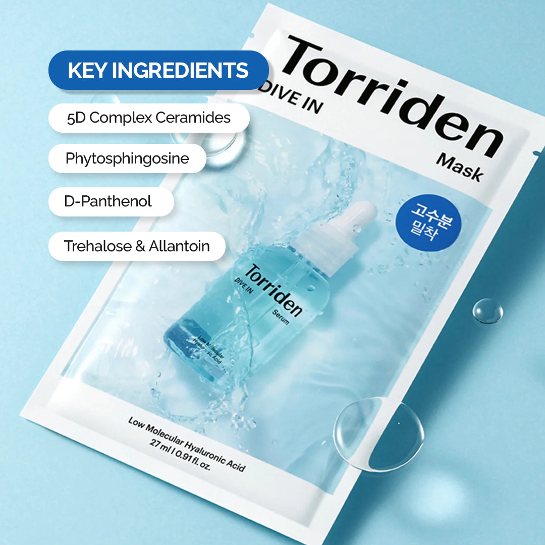 Torriden Dive-In Low Molecular Hyaluronic Acid Mask | 27 ml