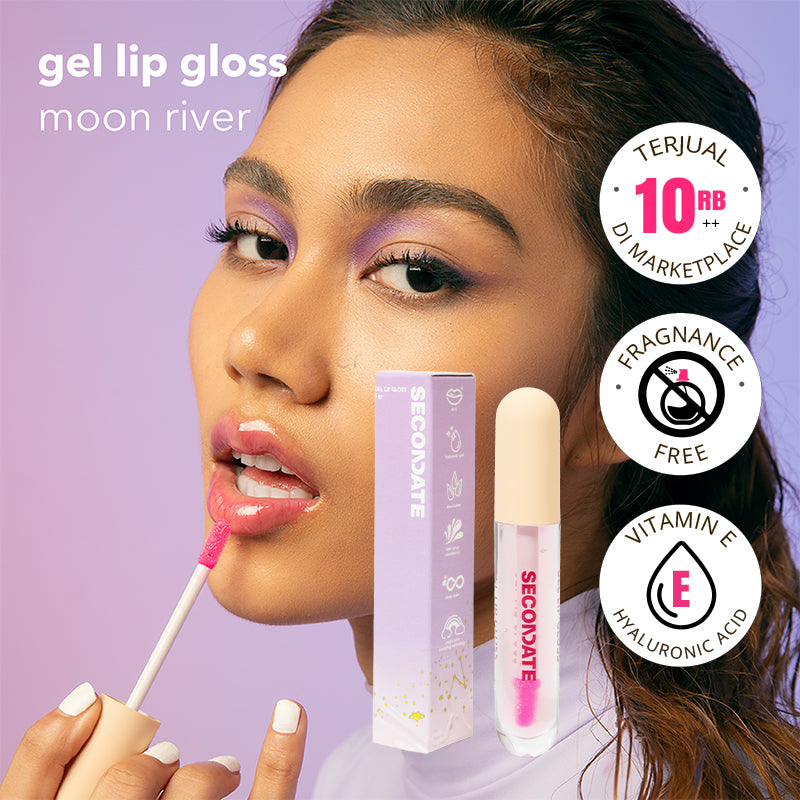 Secondate Gel Lip Gloss Moon River