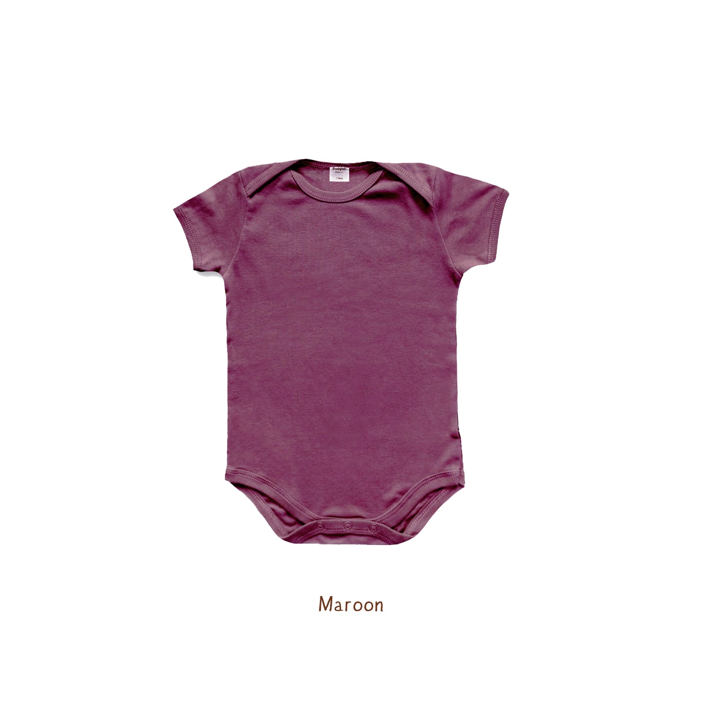 Booyah Baby & Kids Baju Bayi - Bodysuit Maroon (3-6 Month)