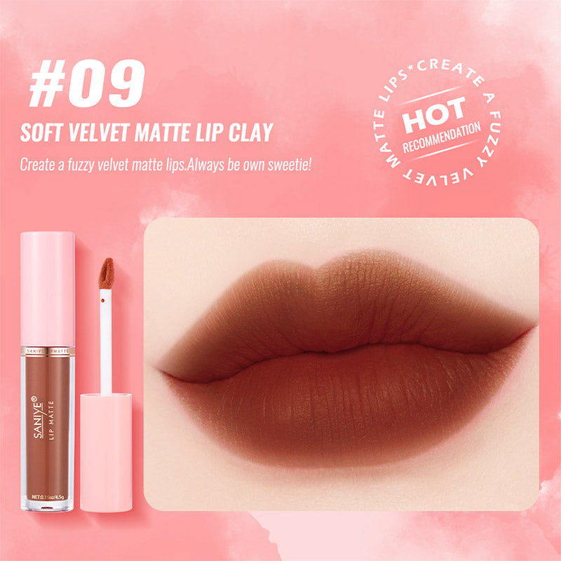 SANIYE Lip Matte Fashion Lady Non-stick Lip Gloss L1180 #09