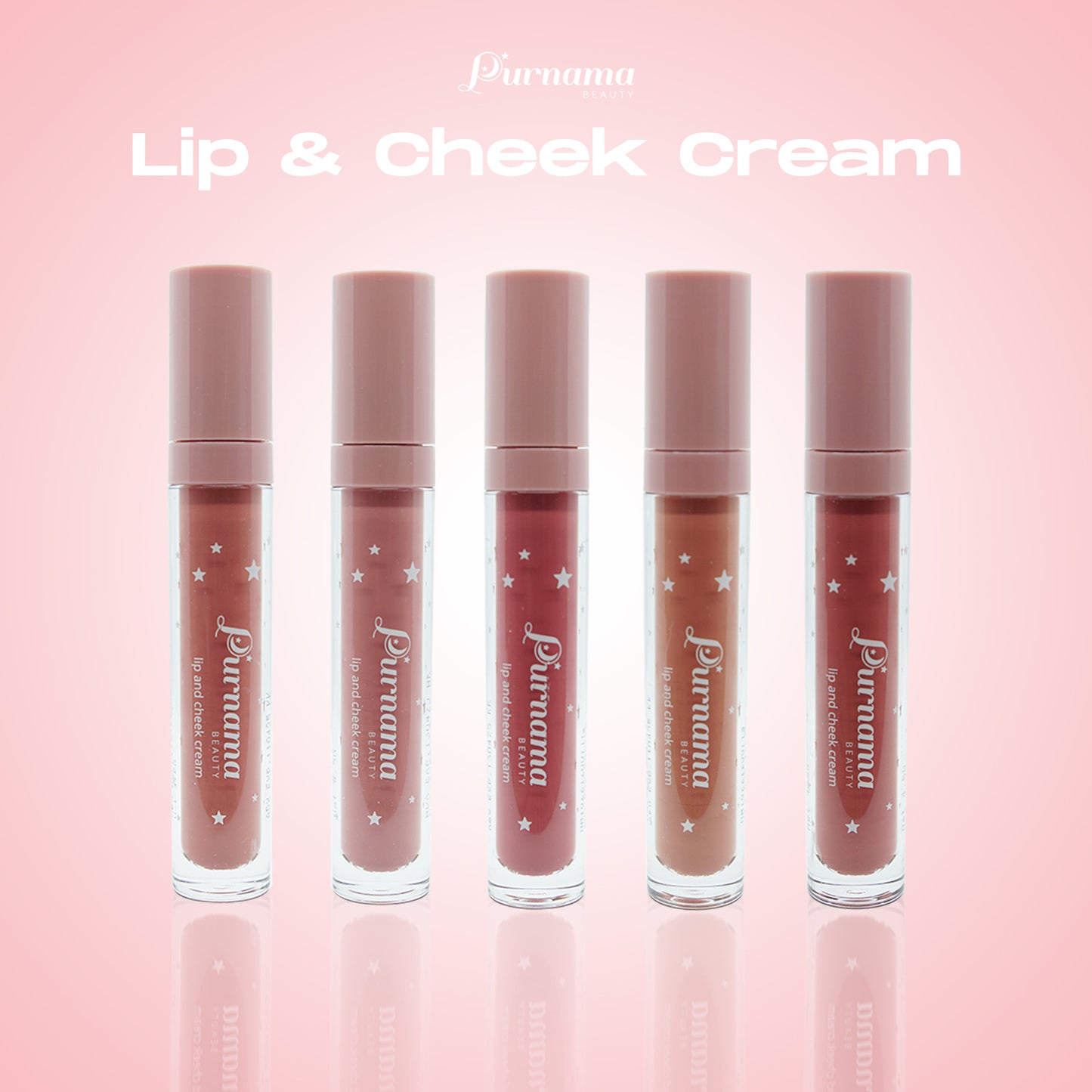 Purnama Lip N Cheek New Formula - Strawberry Milkshake