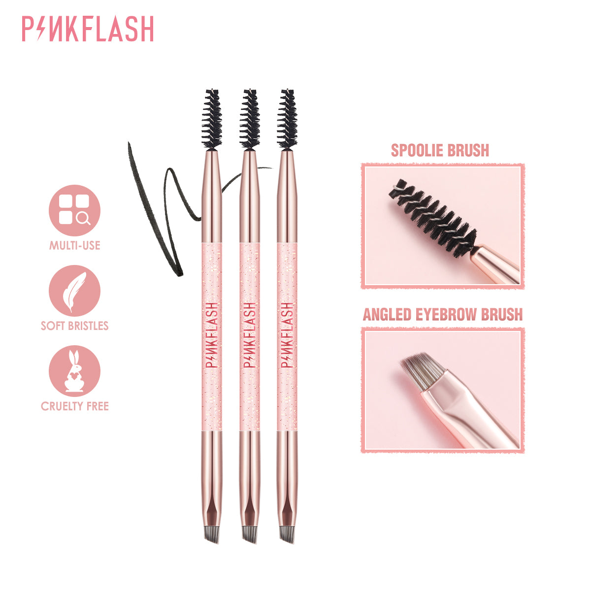 Pinkflash PF-T04 Eyebrow Brush #01