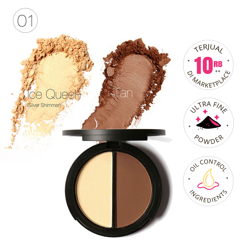 Focallure Highlighter & Bronzer Duo FA05 #1