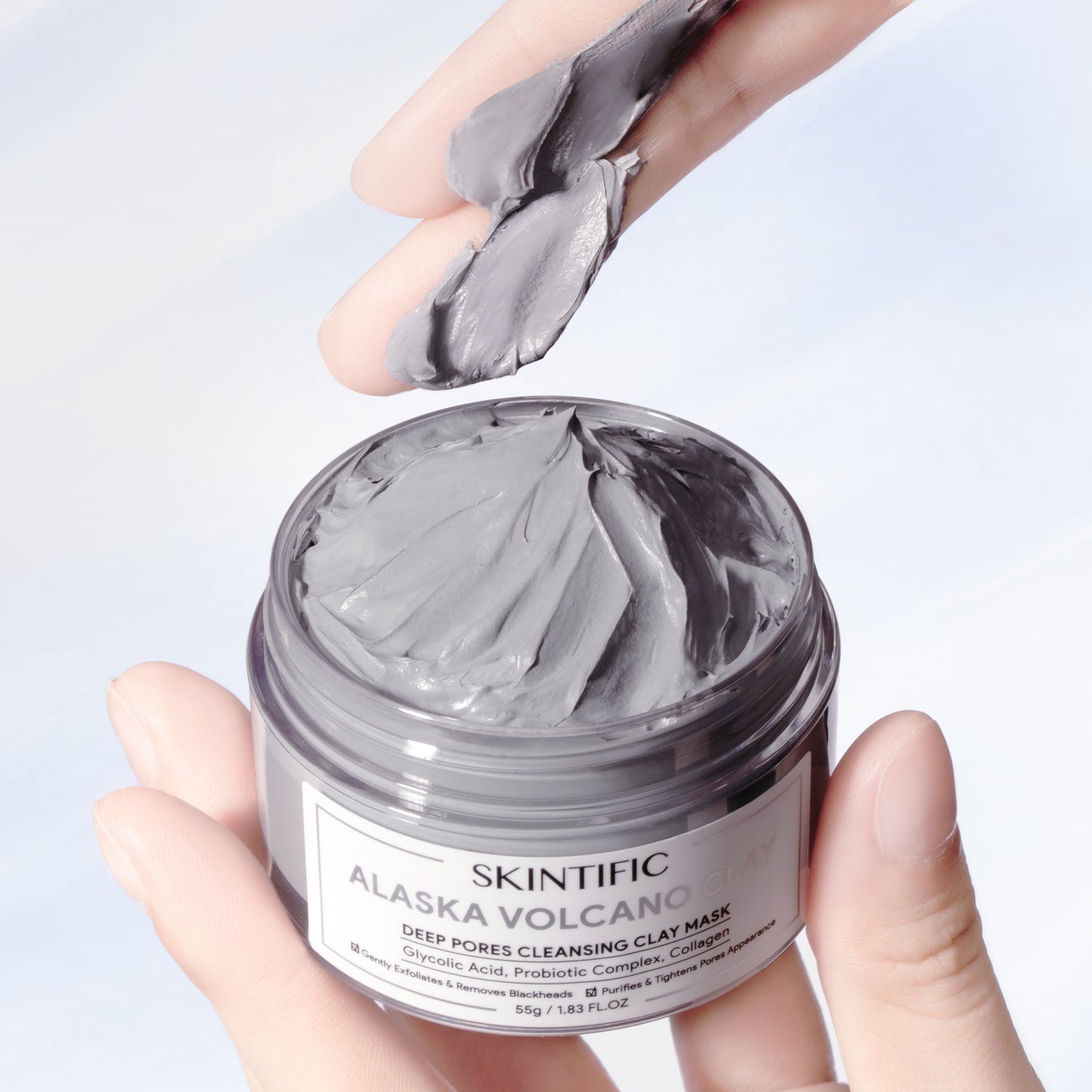 Skintific Alaska Volcano Deep Pores Cleansing Clay Mask