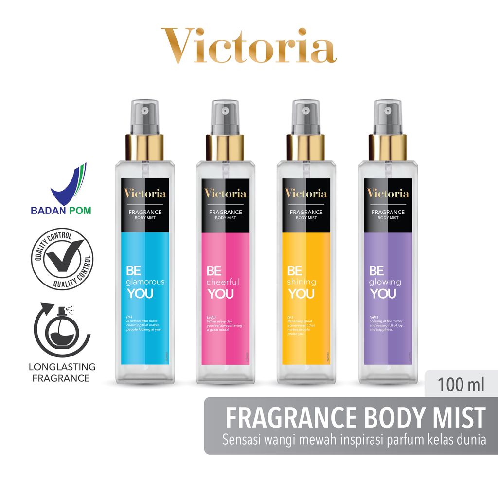 Victoria Fragrance Body Mist Be Glowing | 100 ml