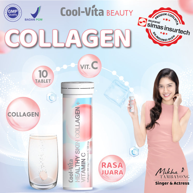 Coolvita Collagen Effervescent Vitamin 10 Tablets- 1 Tube