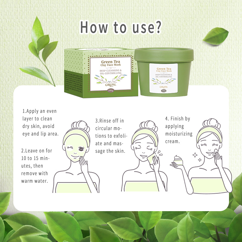 Girlpal Green Tea Clay Mask | 100 g