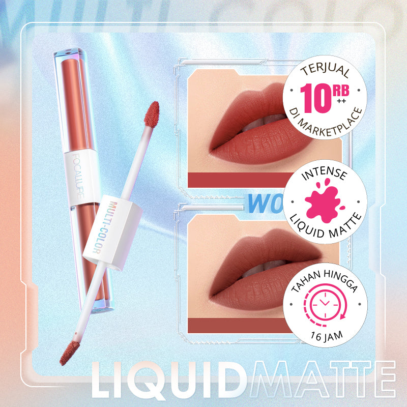 Focallure Multicolor 2In1 Lipstick & Lip Gloss FA327 #W04