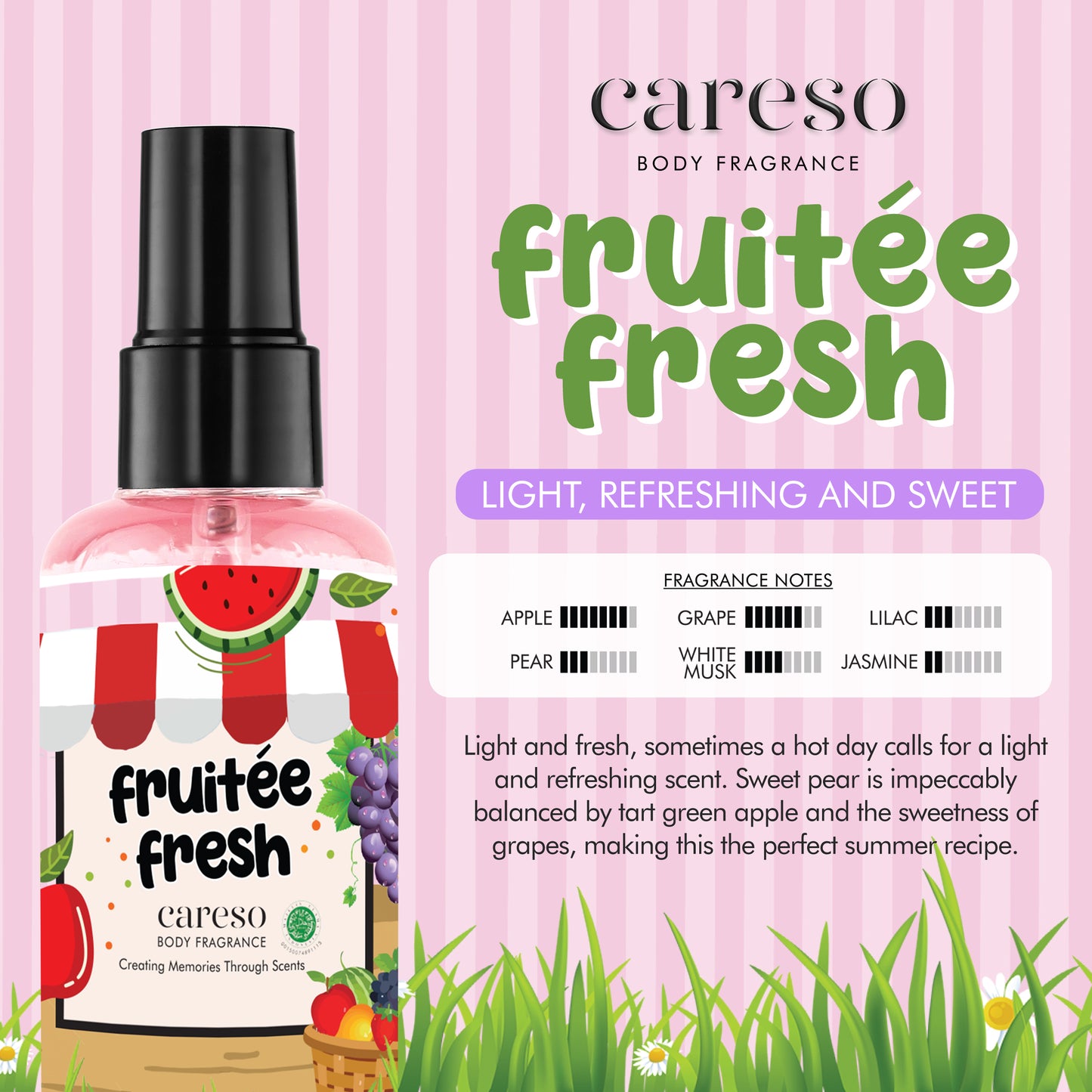 CARESO Fruitee Fresh - Body Fragrance 100ml