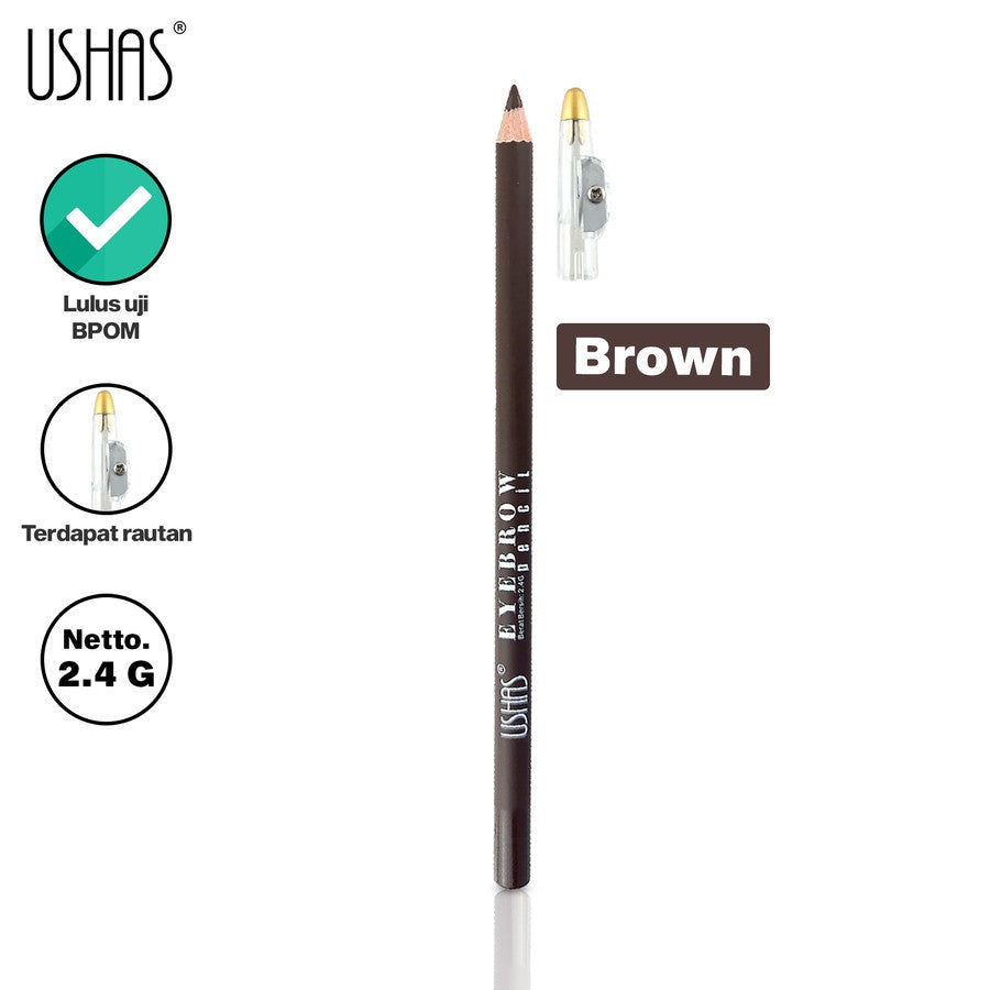 Ushas EB102 Eyebrow Pencil Brown | 2.4gr