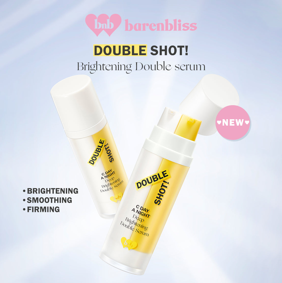 barenbliss Double shot! C Day A Night Deep Brightening Double Serum