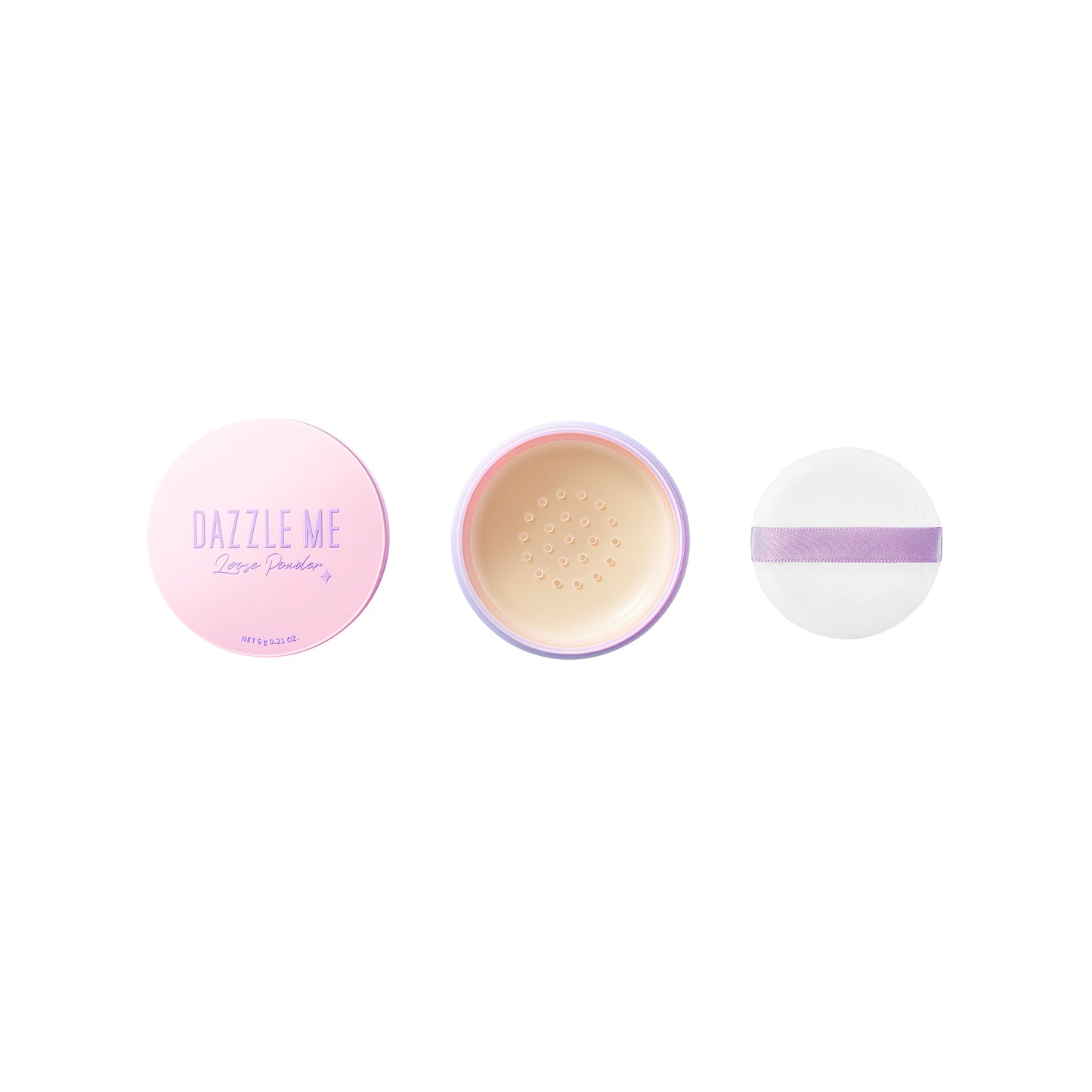 DAZZLE ME Always Setting Loose Powder - Luv Creamy