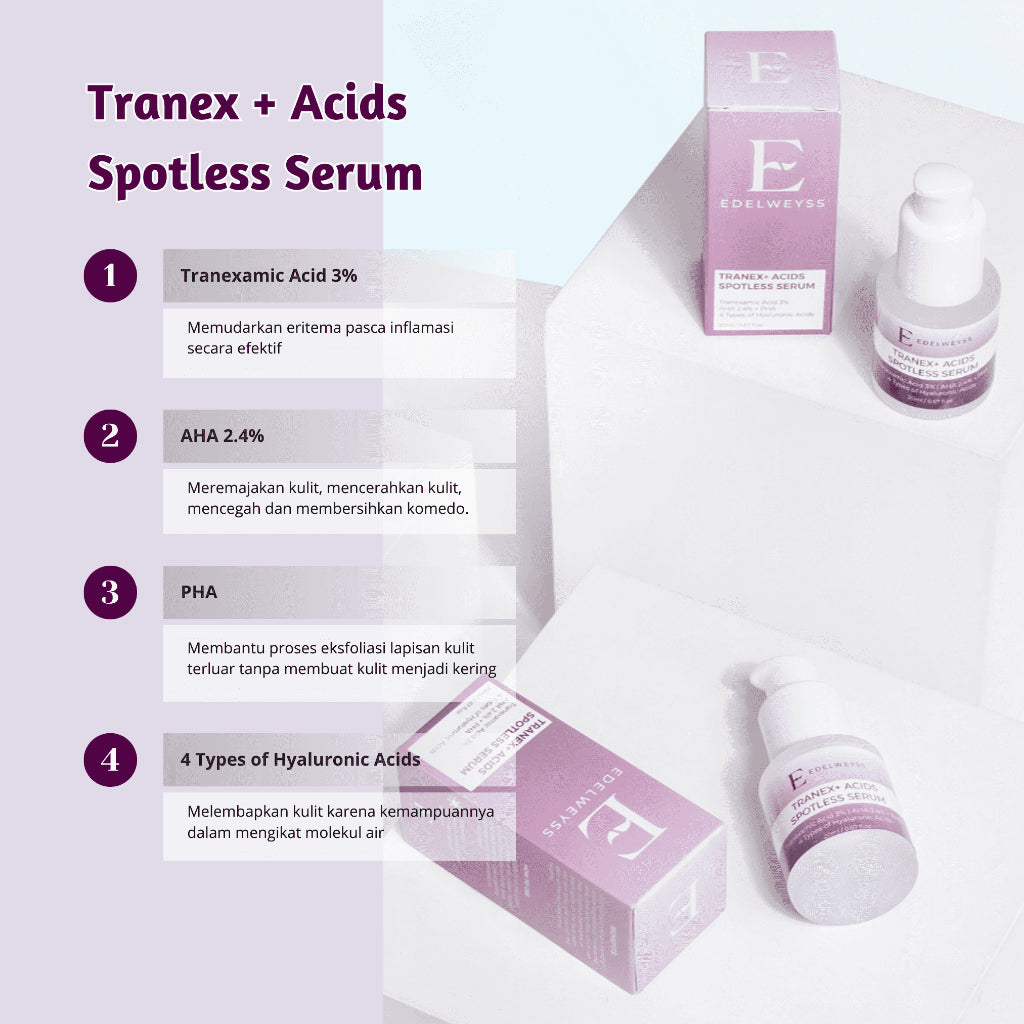 Edelweyss Tranex + Acids Spotless Serum | 20ml