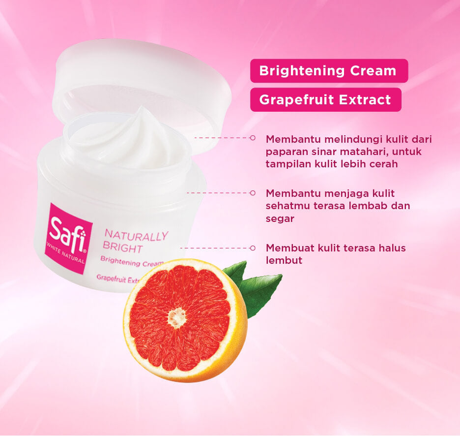 Safi White Natural Brightening Cream Grapefruit 20Gr