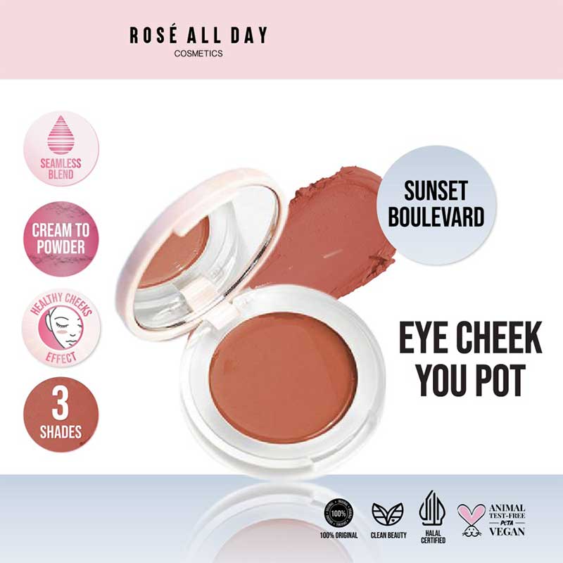 ROSE ALL DAY Eye Cheek You Pot - Sunset Boulevard