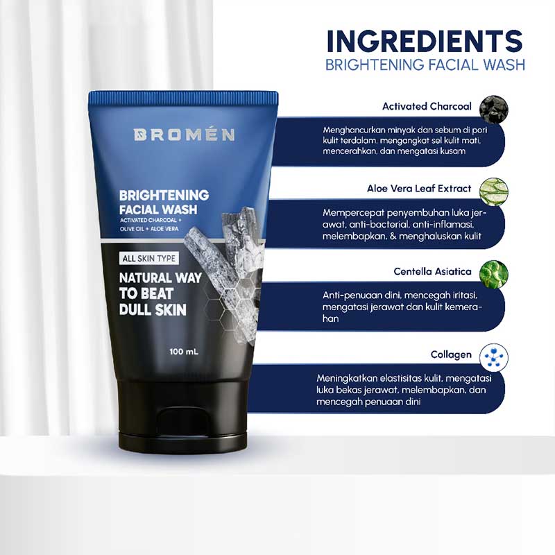 BROMEN Brightening Facial Wash 100ml