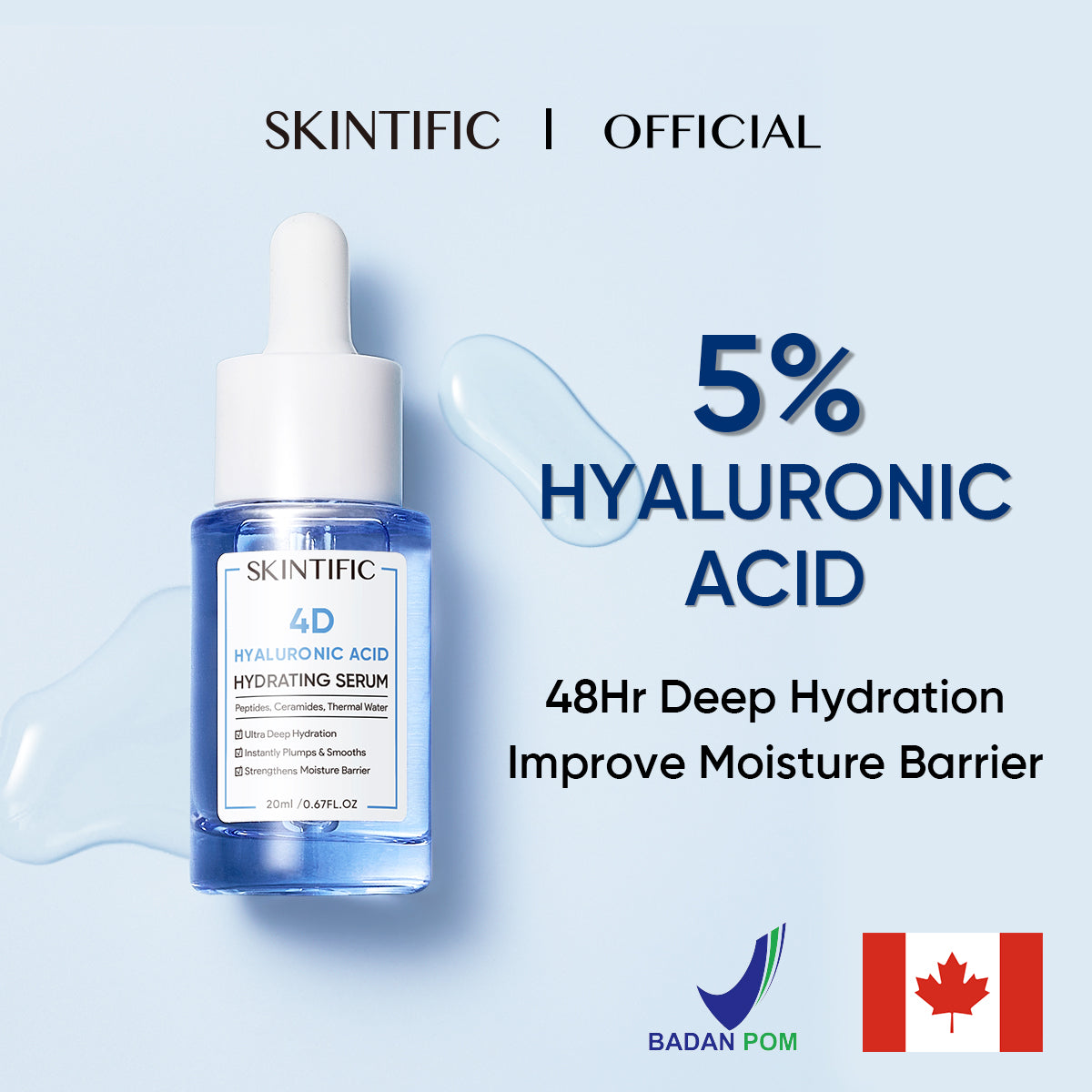 Skintific - 4D Hyaluronic Acid Hydrating Serum | 20 g