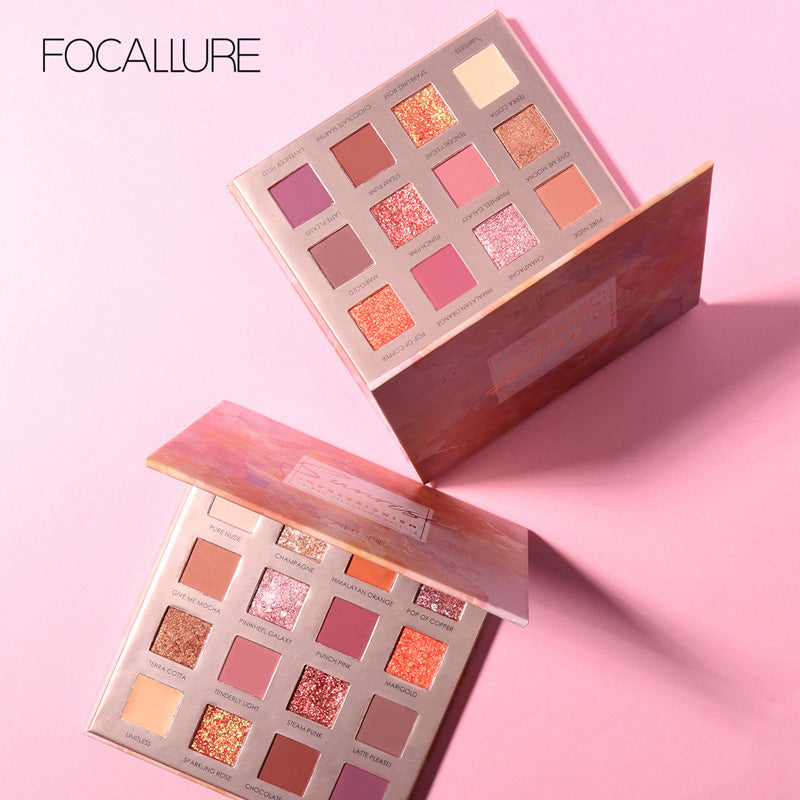 Focallure 16 Pan Eyeshadow Sunrise Palette The Impressionism Collection FA88