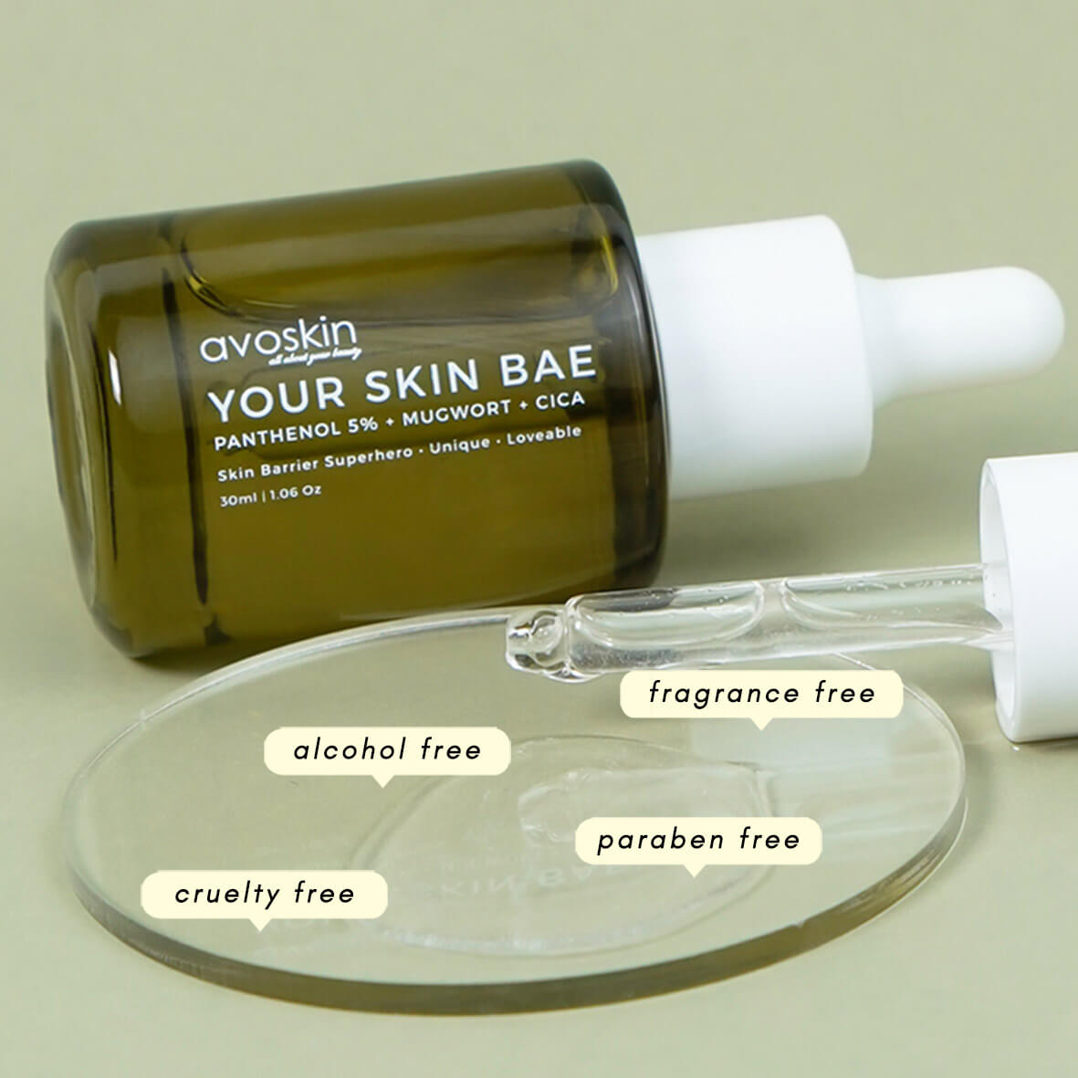 Avoskin Your Skin Bae Panthenol 5% + Mugwort + Cica Serum | 30 ml