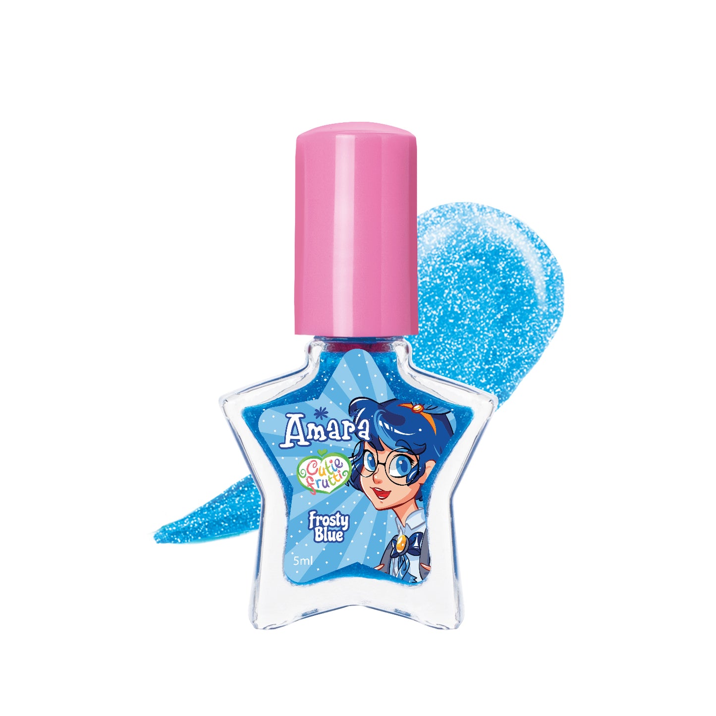 Amara Kids Nail Polish Frosty Blue | 5 ml