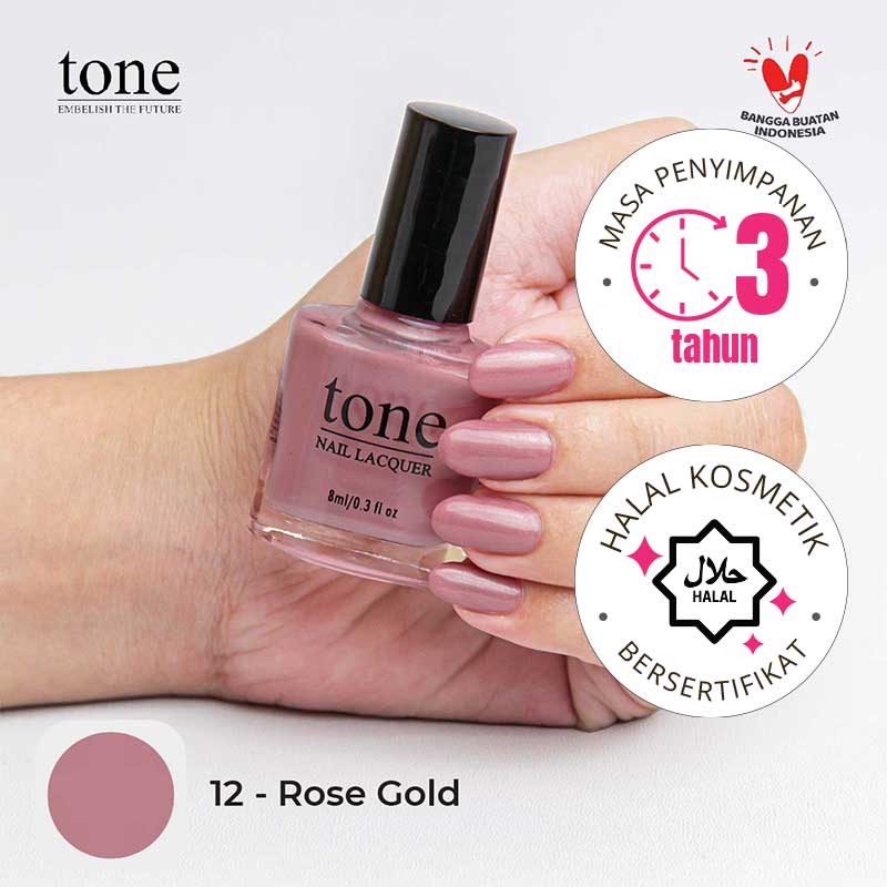 Tone Nail Polish Glossy Nude Series 12 | 8 ml