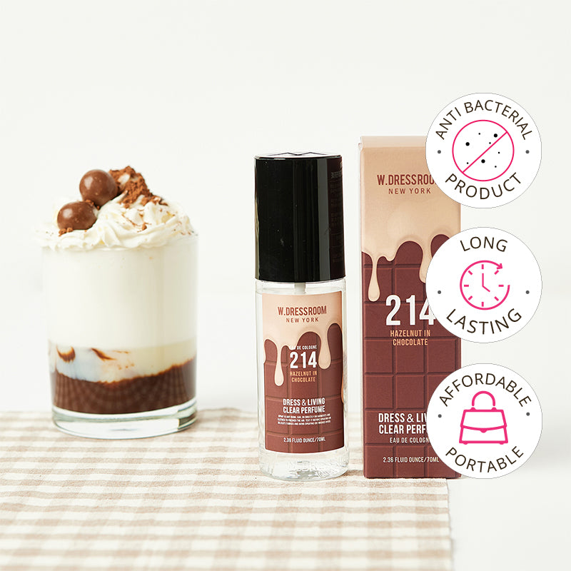 W Dressroom Dress & Living Clear Perfume No. 214 Hazelnut - Eau De Parfum Korea | 70 ml