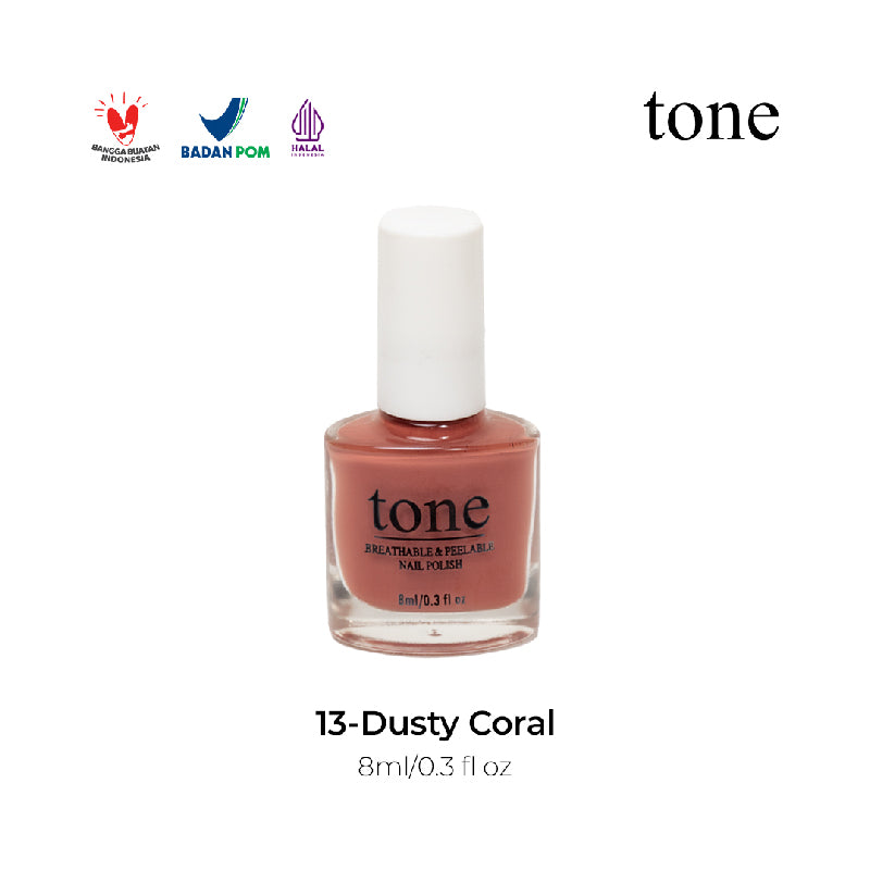 TONE Breathable and Peelable Nail Polish Neutral Palette Series 13