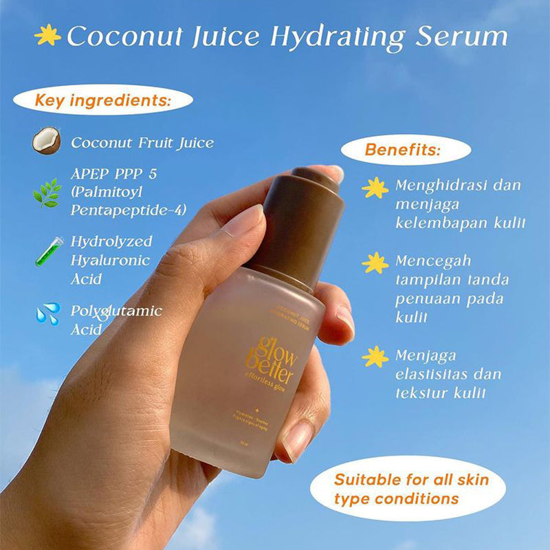 Glow Better Effortless Glow Coconut Juice Hydrating Serum