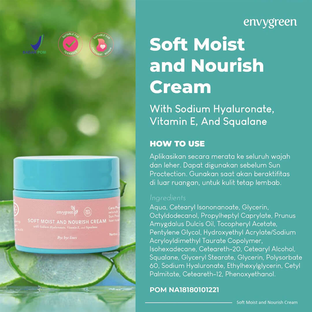 Envygreen Soft Moist And Nourish Cream | 25 g