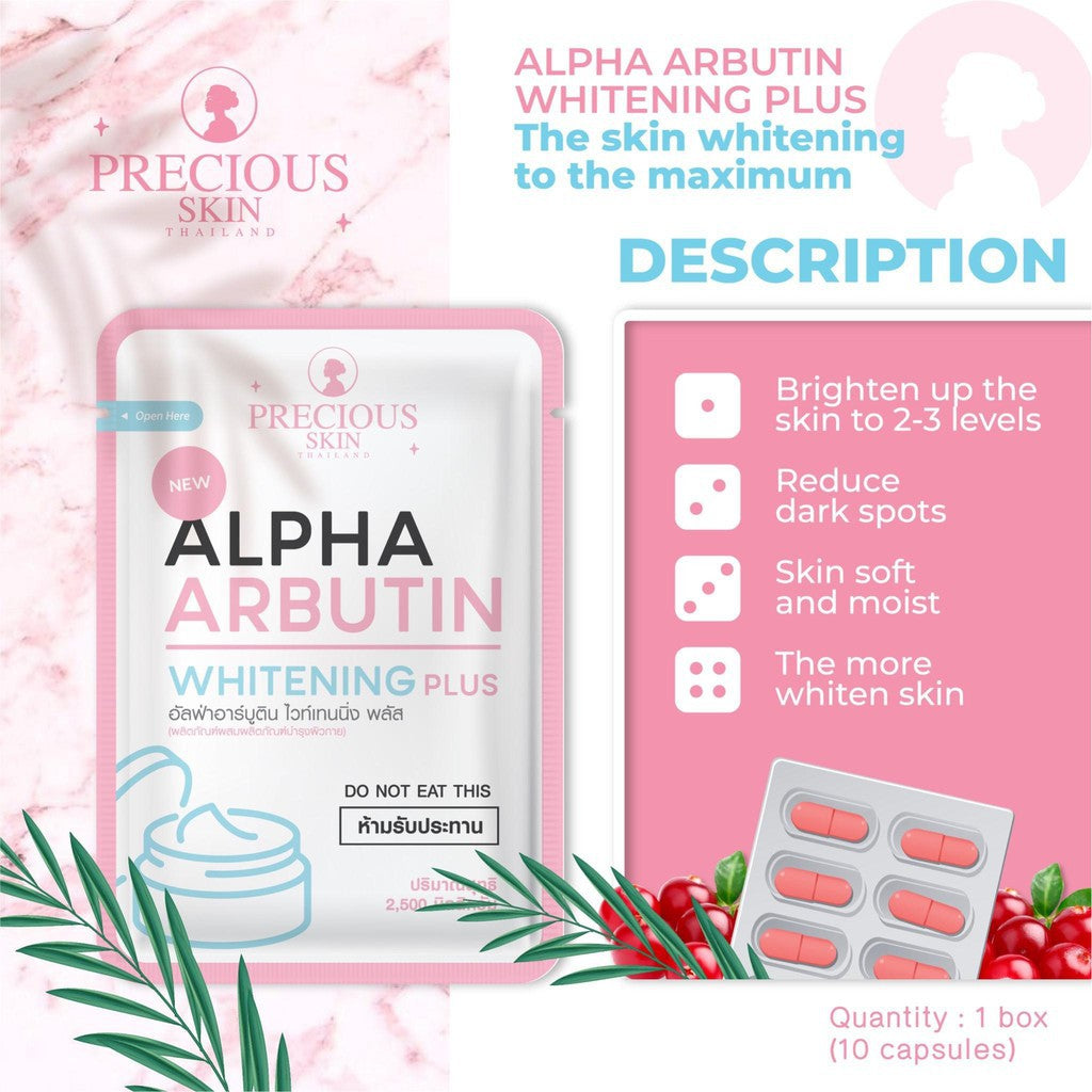 Precious Skin Alpha Arbutin Whitening Plus Bubuk