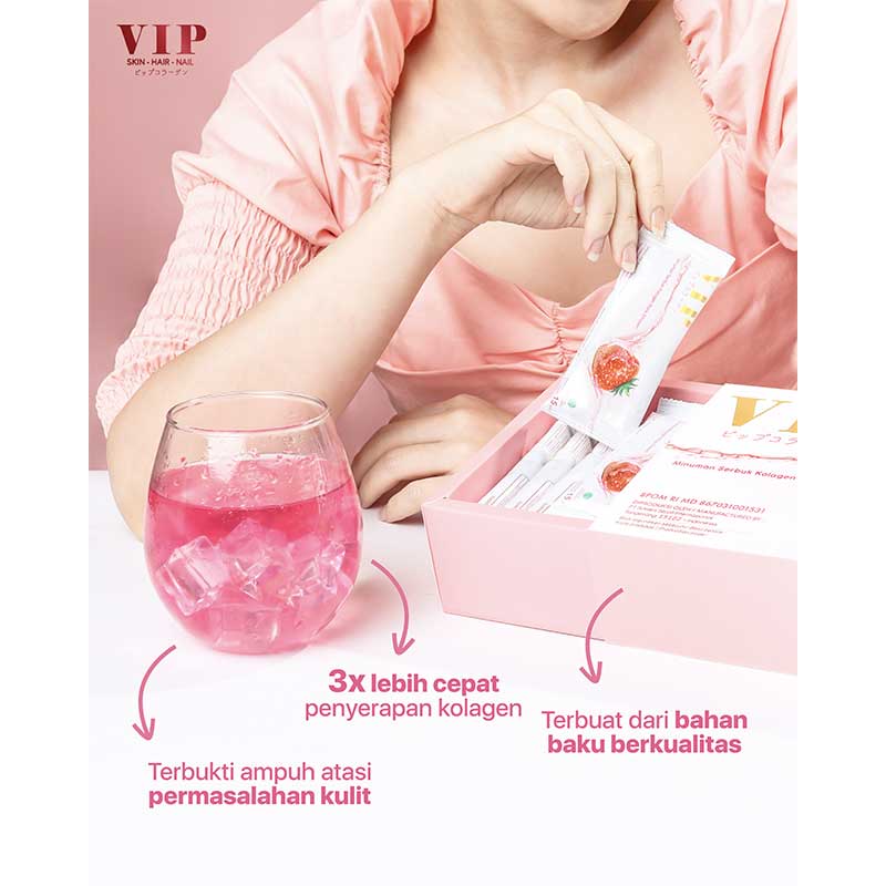 VIP Strawberry Fresh With Bird Nest VIP Box 15 Sachet | 225g