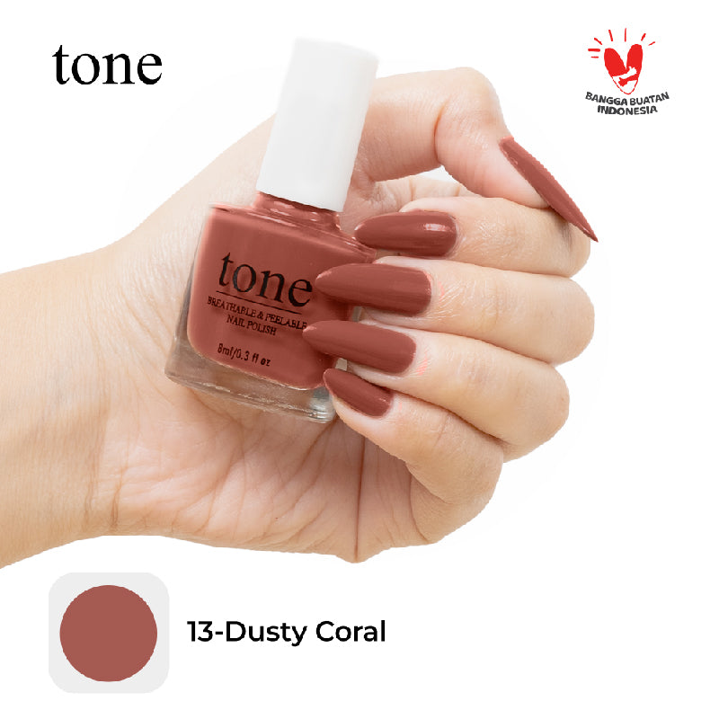 TONE Breathable and Peelable Nail Polish Neutral Palette Series 13