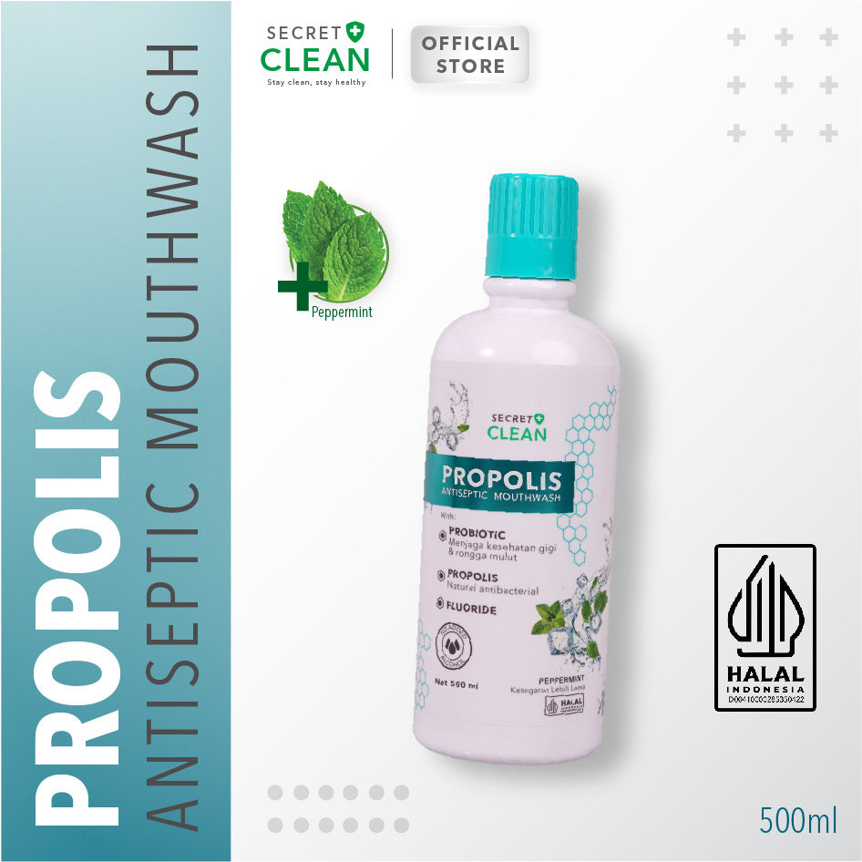 Secret Clean Propolis Mouthwash Pepermint | 500 ml