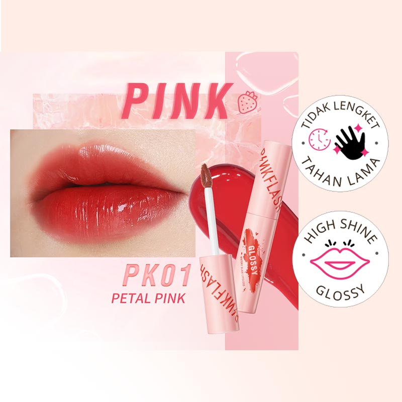 Pinkflash Watery Glam Lip Gloss PF-L09 PK01