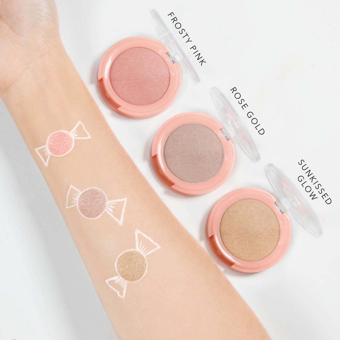 Y.O.U The Simplicity Gleam Highlighter - 02 Rose Gold