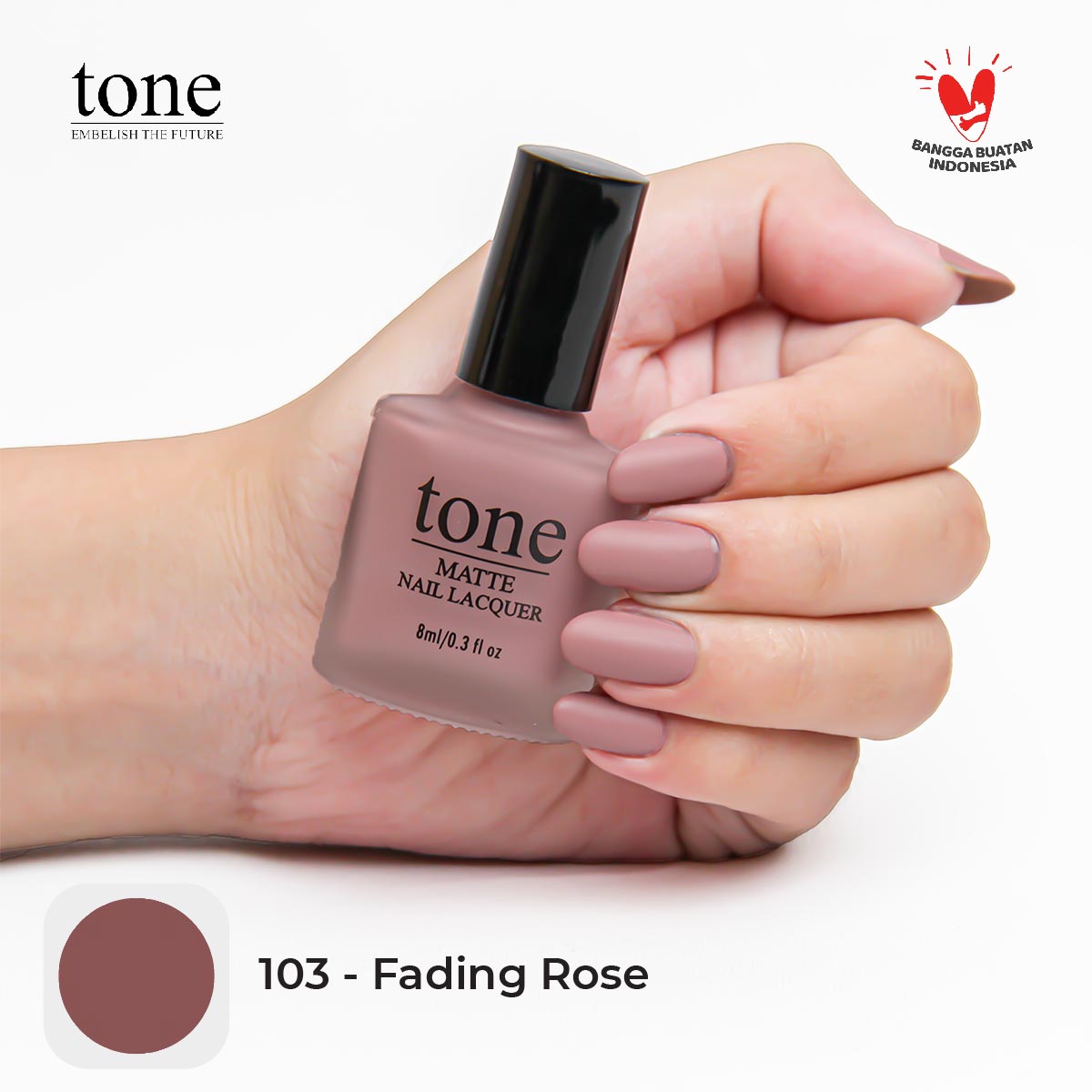 Tone Nail Polish Matte Earth Series 103 | 8 ml