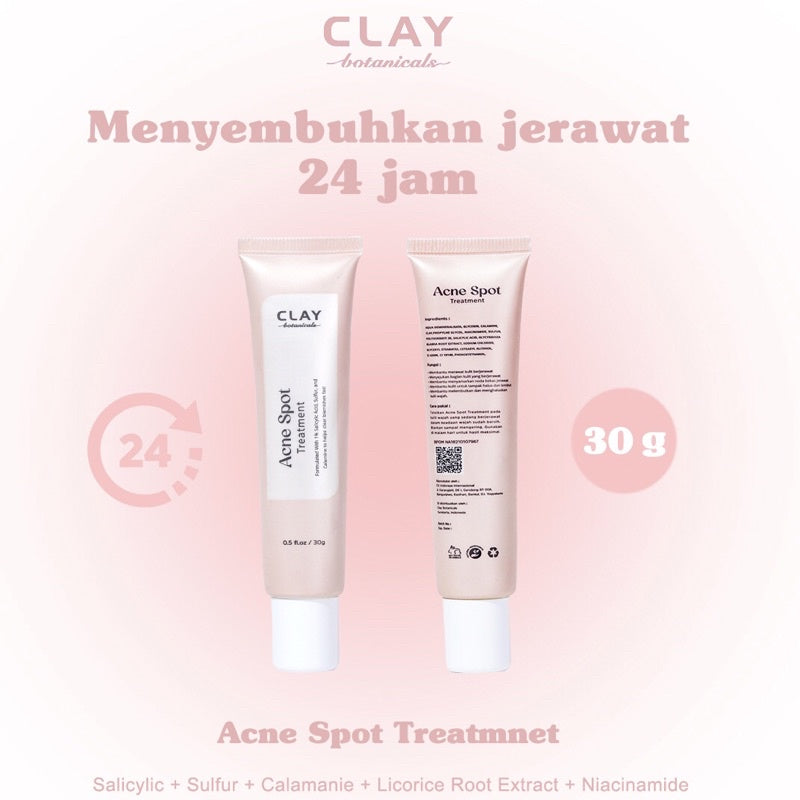 Clay Botanicals Acne Spot Treatment | 30 g