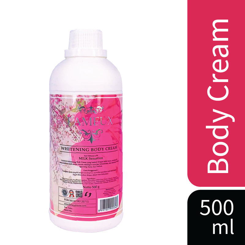 Fameux Whitening Body Cream (Bleaching) | 500 ml