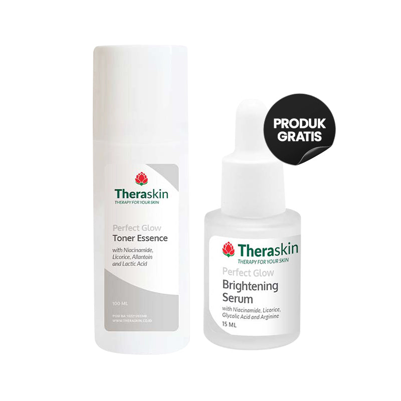 COMBO 1+1 Theraskin Perfect Glow Toner Essence | 100 ml [FREE GIFT] Theraskin Perfect Glow Brightening Serum | 5m