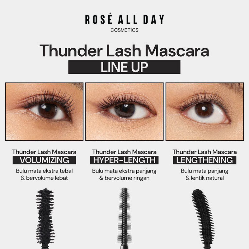 ROSE ALL DAY Thunderlash Hyper-Lenth Mascara | 8 gr