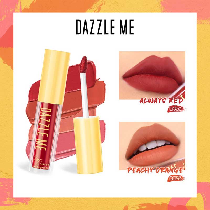 Dazzle Me Velvet Matte Lip Cream - Peachy Orange