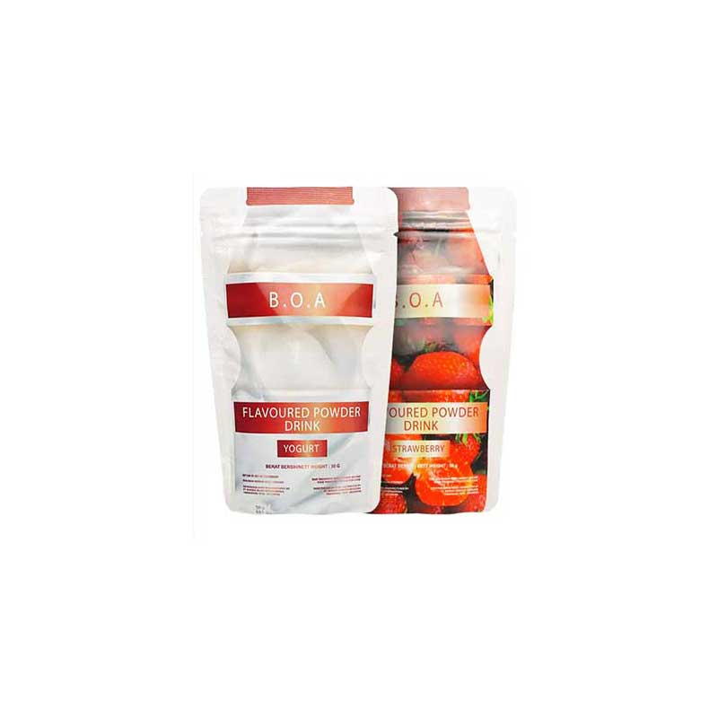 Beauty Of Angel Collagen Drink Paket 2 varian Strawberry & Yoghurt | 50 g