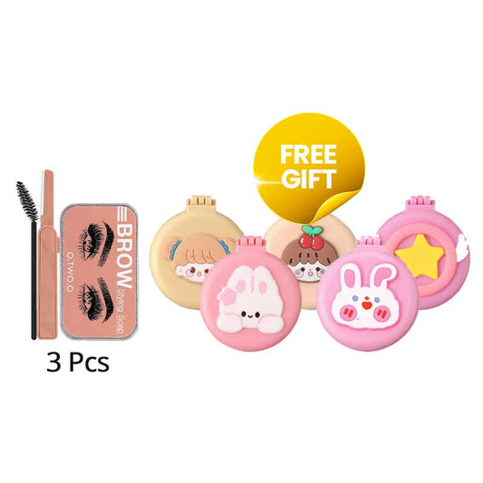 COMBO 3+1 O.Two.O Brow Styling Soap FREE 2 in 1 Comb & Mirror