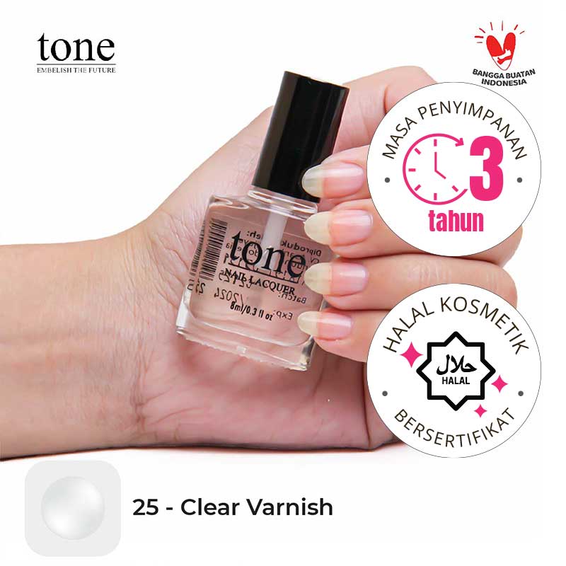 Tone Nail Polish Glossy Mixed Series 25 | 8 ml