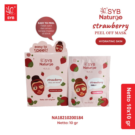 Syb Natur90 Strawberry Peel Off Mask | Box 10 x 10 gr