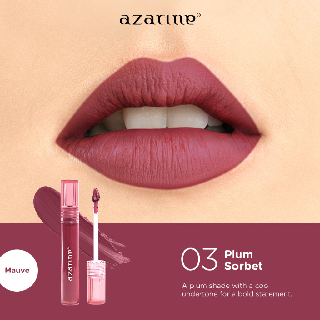 Azarine Velvety Lippie Plum Sorbet - Shade 03