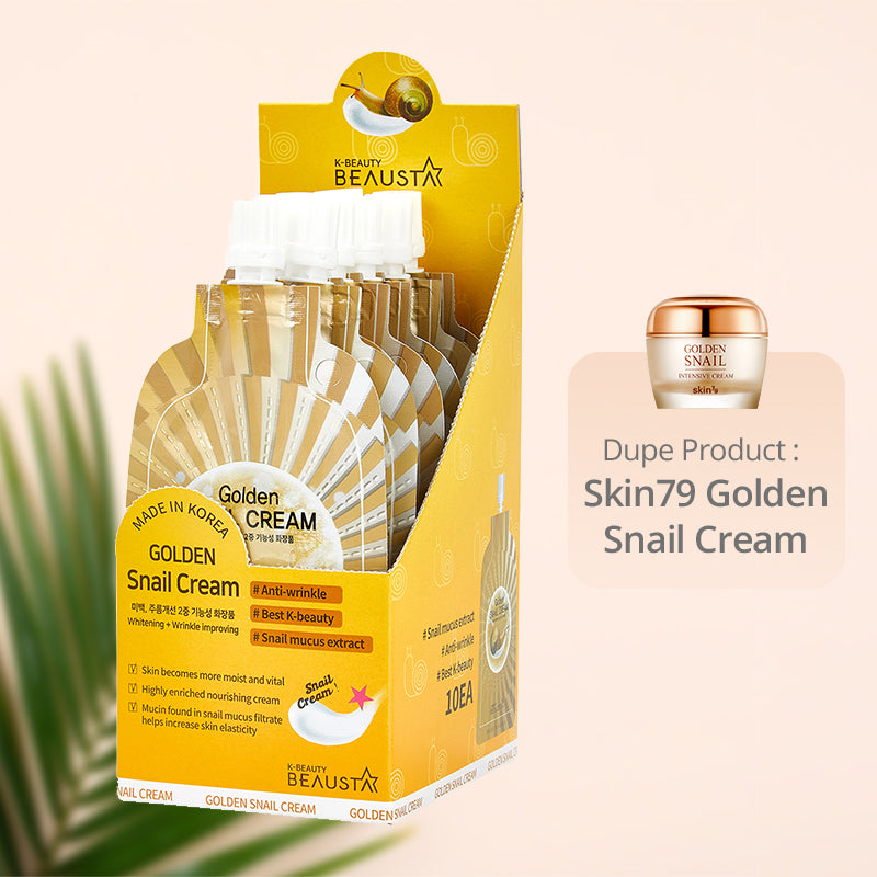 Beausta Golden Snail Cream | 15 ml X 10 Pcs