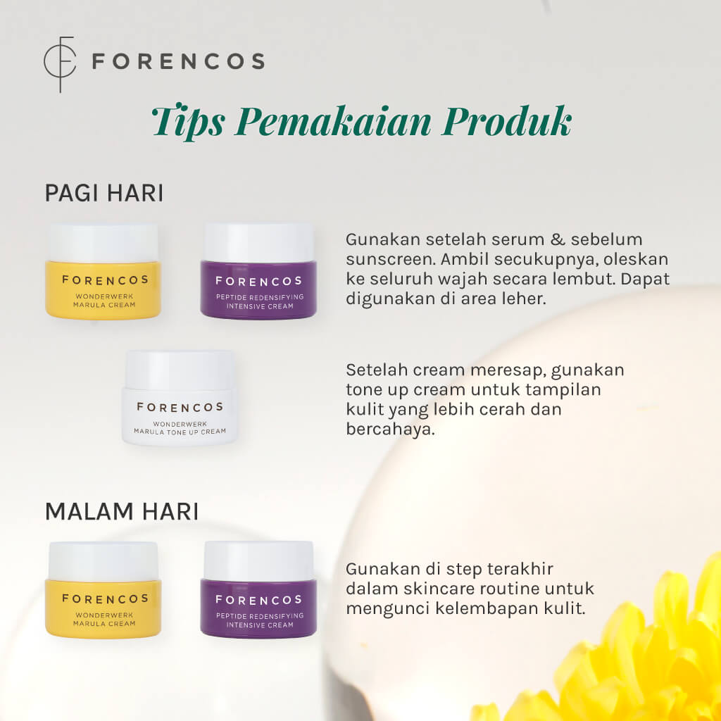 Forencos Wonderwerk Tone Up Cream (Efek Cerah Seketika)